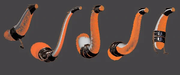 Fluffy Decorated Tail Pack by Graveyard